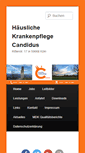 Mobile Screenshot of krankenpflege-candidus.de